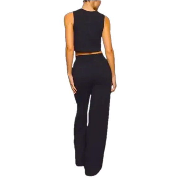 SKIMS Pants - Nior Loose Wide Leg Pant Onyx Black NWT